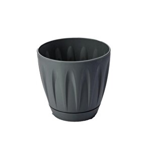 So-p004 Papatya Saksı Takım 6 Litre No 4 Antrasit