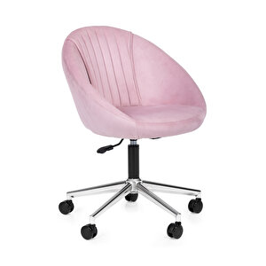 İstiridye Ofis/çalışma Sandalyesi Pembe