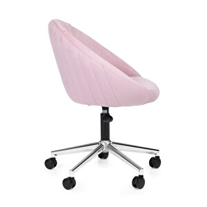 İstiridye Ofis/çalışma Sandalyesi Pembe