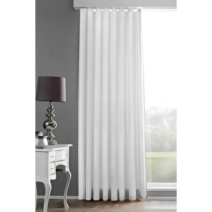 4 Katmanlı Beyaz Güneşlik Perde - Toz Önleyici, Ses Yalıtımı, Sıcak Ve Soğuk Yalıtımı 350x255 cm