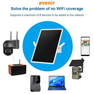 Av-4g-rtr Solar Panelli Sim Kartlı 4g 25000mah Kablosuz Router Modem