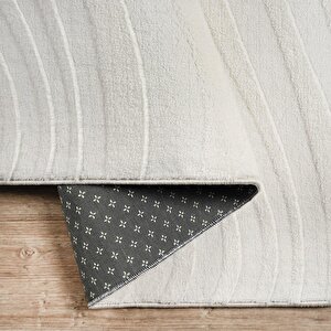 Dinarsu Alaçatı Püsküllü Halı 150x230 Ariso Açık Bej