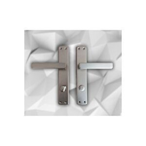 Lusso Inox Aynalı Kapı Kolu Wc Kapı Kolu
