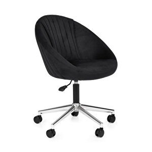 İstiridye Ofis/Çalışma Sandalyesi Siyah