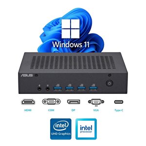 N100 8gb 2tb M.2 Ssd Pn43-bbn100md Atl20 W11pro Mini Masaüstü Bilgisayar