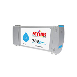 ® Hp Latex 789 Cyan (c) Orijinal Mürekkep Dolumlu Feyink Kartuş 775ml L25500