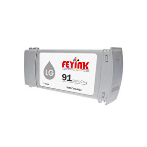 ® Hp 91 Light Gray (lg) Feyink Muadil Kartuş 775ml Designjet Z6100