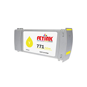 ® Hp 771 Yellow (y) Feyink Muadil Kartuş 775ml Designjet Z6200