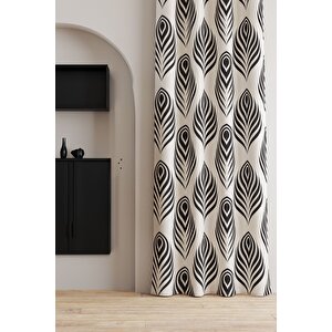Ays Home Tüy Desen Fon Perde