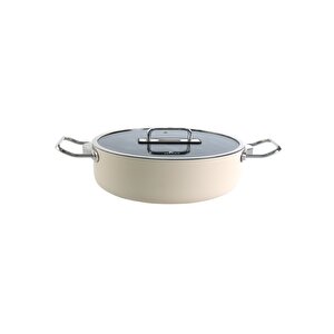 Colombus Crystal Seramik Kısa Tencere 30 Cm Ar260630