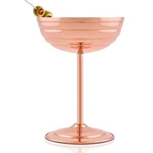 Cobper Premium Collection Bakır Zara Martini Kadehi 250ml
