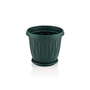 Sy-5702 2,3 Litre Plastik Ürgüp Saksı Takımı No 2 Yeşil
