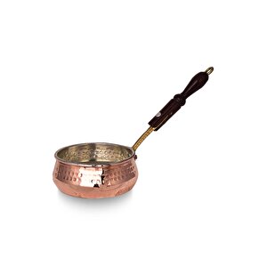 Cobper Premium Collection Mangali Bakır Sosluk 11cm Ahşap Kulp