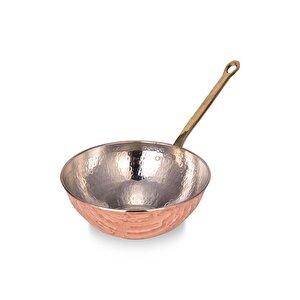 Cobper Premium Collection Bakır Wok Tava 25cm