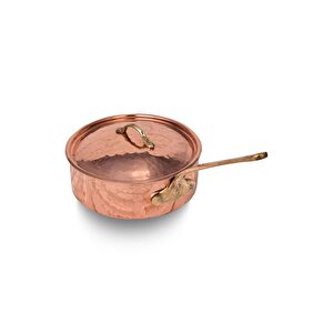 Cobper Premium Collection Bakır Karnıyarık Tencere Tek Kulp 26cm