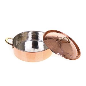Cobper Premium Collection Boro Bakır Karnıyarık Tencere 24cm