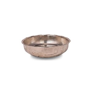 Cobper Premium Collection Gün Bakır Hamam Tası 18cm Nikel