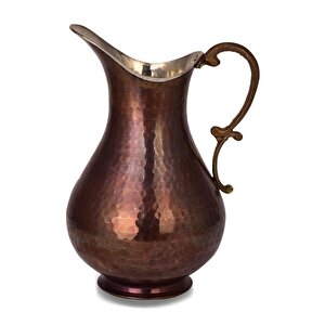 Cobper Premium Collection Maraş El Dövmesi Bakır Sürahi 2000ml Oksit