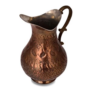Cobper Premium Collection Roma El İşlemeli Bakır Sürahi 2000ml Oksit