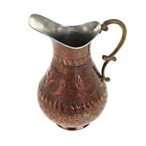 Cobper Premium Collection Roma El İşlemeli Bakır Sürahi 2000ml Oksit