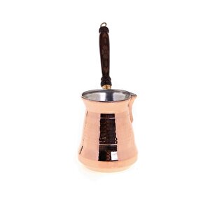 Cobper Premium Collection Roman Bakır Cezve 550ml Ahşap Kulp