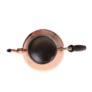 Cobper Premium Collection Teatime Isıtıcılı Kalın Bakır Çaydanlık Orta Boy