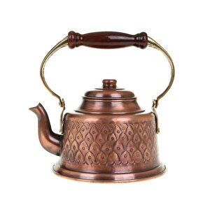 Cobper Premium Collection Roma Bakır Demlik El İşlemeli Oksit