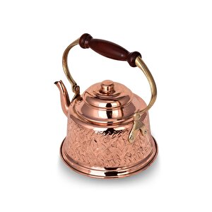 Cobper Premium Collection Roma Bakır Demlik El İşlemeli