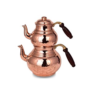 Cobper Premium Collection Teatime Bakır Çaydanlık Büyük Boy