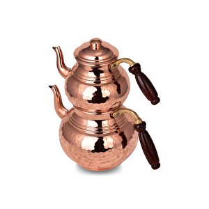 Cobper Premium Collection Teatime Bakır Çaydanlık Büyük Boy