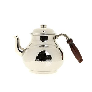 Cobper Premium Collection Klasik Isıtıcılı Kalın Bakır Çaydanlık Orta Boy
