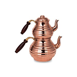 Cobper Premium Collection Bery Kalın Bakır Çaydanlık Orta Boy