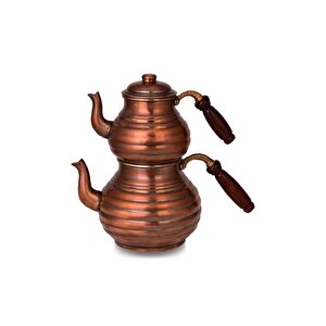 Cobper Premium Collection Bery Kalın Bakır Çaydanlık Orta Boy