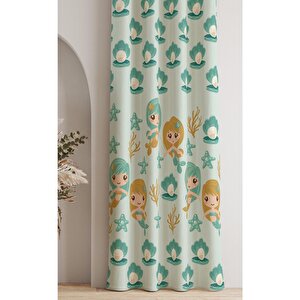 Ays Home Deniz Kızı Çocuk Odası Perdesi