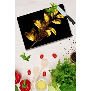 20x30 Cm Cam Kesme Tahtası Tek Buğday
