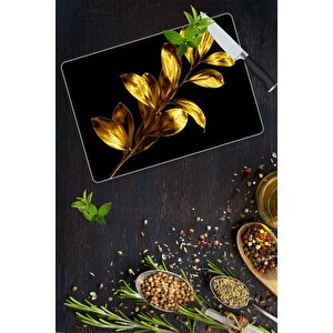 20x30 Cm Cam Kesme Tahtası Tek Buğday