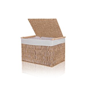 Cesta Hasır Organizer Sepet Naturel 57x36x37 Cm