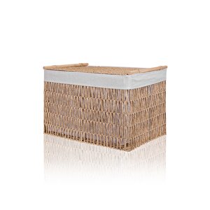 Cesta Hasır Organizer Sepet Naturel 62x42x42 Cm