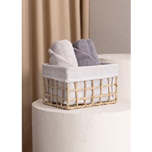 Braid Hasır Organizer Sepet Naturel 26x18x16 Cm