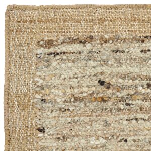 Cool Halı Wool 01 Multi Natural Halı Jüt Halı El Dokuma Jüt Kilim Hasır Bohem El Halısı Yün Halı