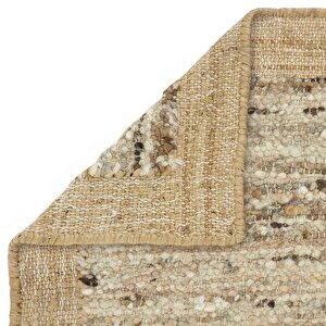 Cool Halı Wool 01 Multi Natural Halı Jüt Halı El Dokuma Jüt Kilim Hasır Bohem El Halısı Yün Halı