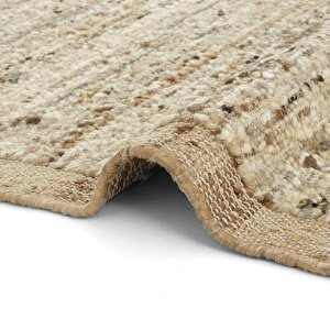 Cool Halı Wool 01 Multi Natural Halı Jüt Halı El Dokuma Jüt Kilim Hasır Bohem El Halısı Yün Halı