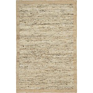 Wool 01 Multi Natural Halı Jüt Halı El Dokuma Jüt Kilim Hasır Bohem El Halısı Yün Halı 200x300 cm