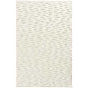Newyork 3105 Krem Yumuşak Tuşeli Halı Kilim Salon Koridor Kesme Yolluk Dokuma Makine Halı 80x300 cm