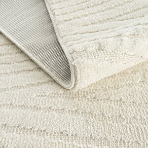 Cool Halı Newyork 3105 Krem Yumuşak Tuşeli Halı Kilim Salon Koridor Kesme Yolluk Dokuma Makine Halı