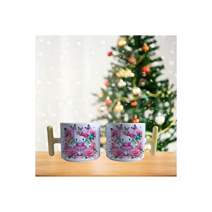 Hello Kitty Ve Kelebekler Porselen Fincan / Kupa -mug