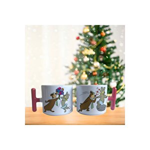 Ayı Yogi Ve Cindy Porselen Fincan / Kupa -mug