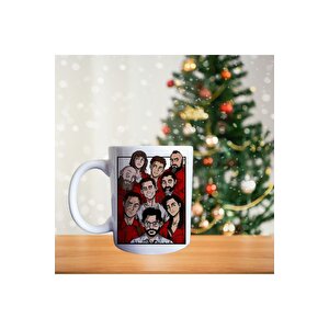 La Casa Da Papel Film Temalı Porselen Kupa