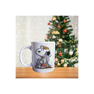 Doktor Snoopy - Sağlıkçı Hediyesi - Çizgi Film Temalı Porselen Kupa