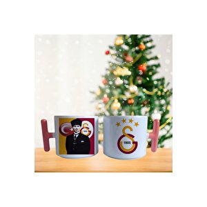 Atatürk Ve Galatasaray Porselen Fincan / Kupa -mug